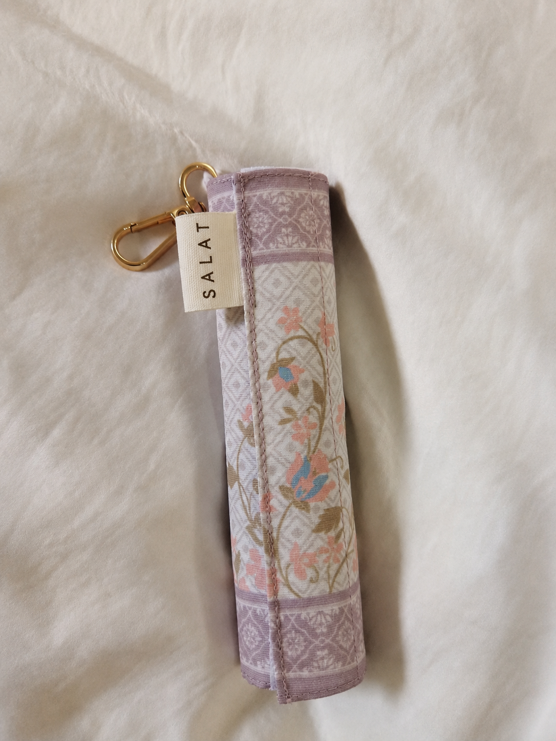 Tapis de prière portable, enroulable & avec mousqueton